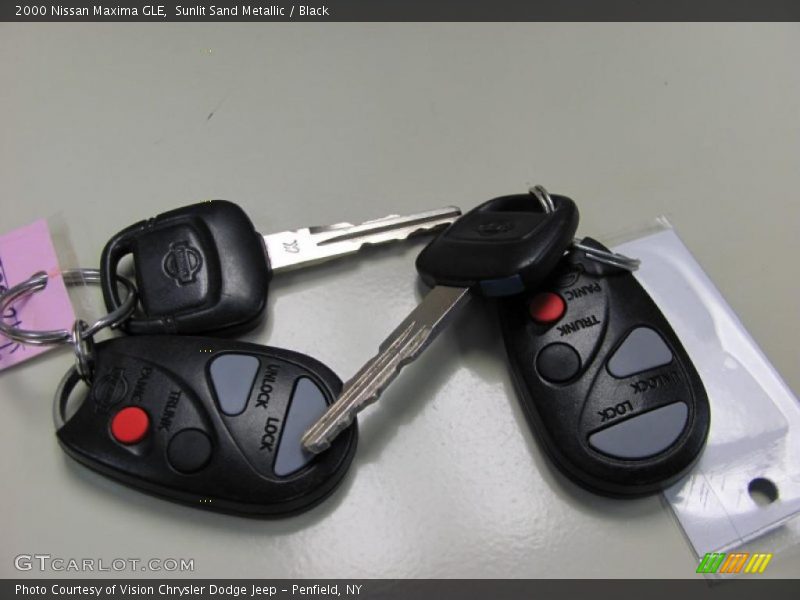 Sunlit Sand Metallic / Black 2000 Nissan Maxima GLE