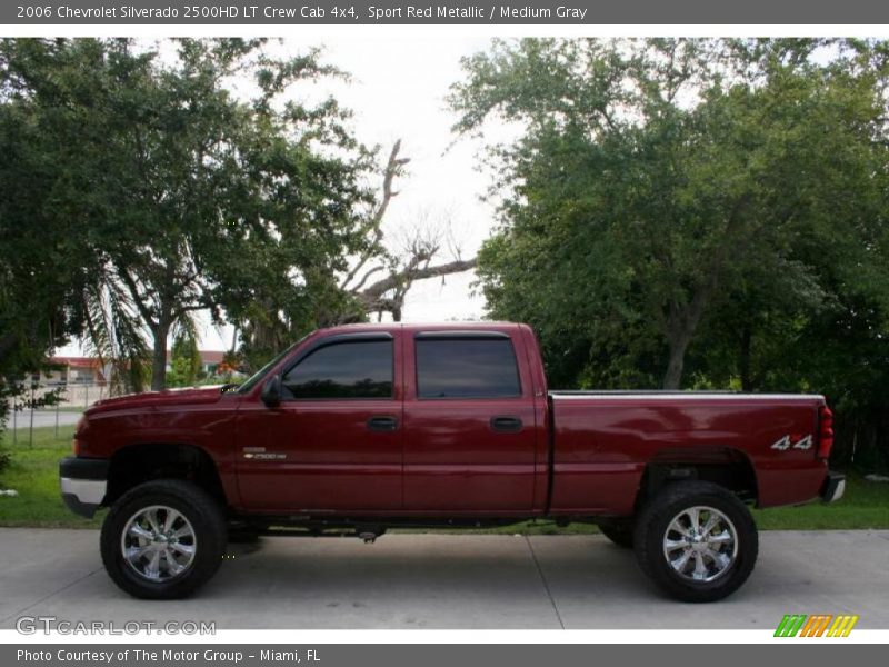Sport Red Metallic / Medium Gray 2006 Chevrolet Silverado 2500HD LT Crew Cab 4x4