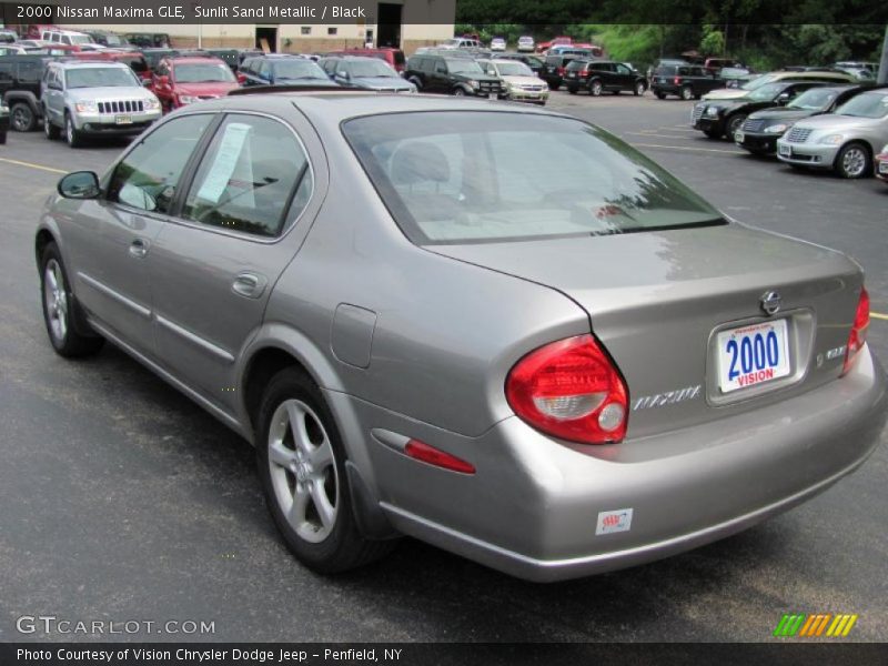 Sunlit Sand Metallic / Black 2000 Nissan Maxima GLE