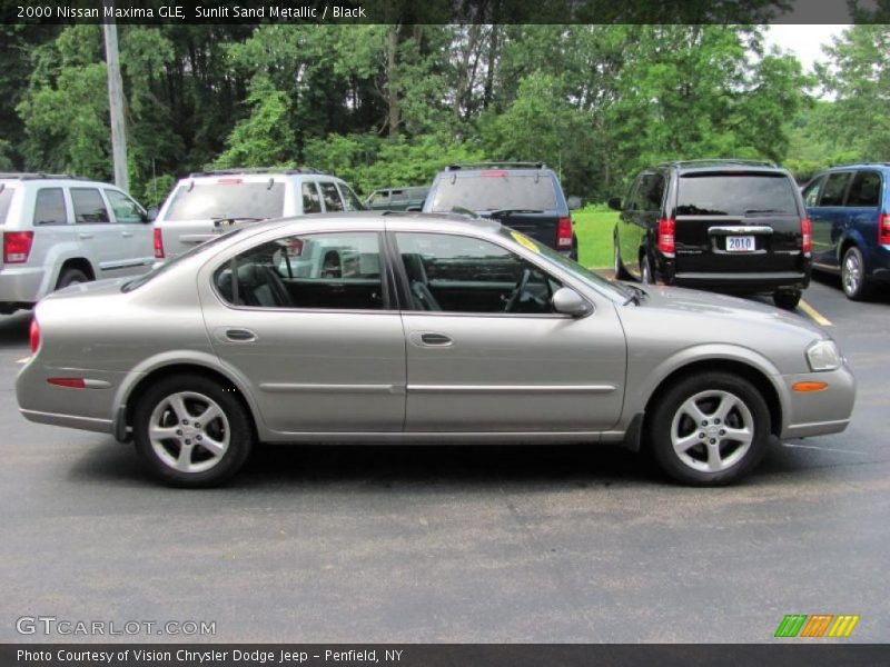 Sunlit Sand Metallic / Black 2000 Nissan Maxima GLE