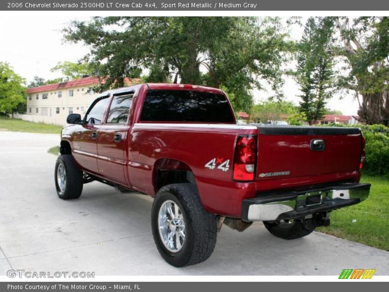Sport Red Metallic / Medium Gray 2006 Chevrolet Silverado 2500HD LT Crew Cab 4x4