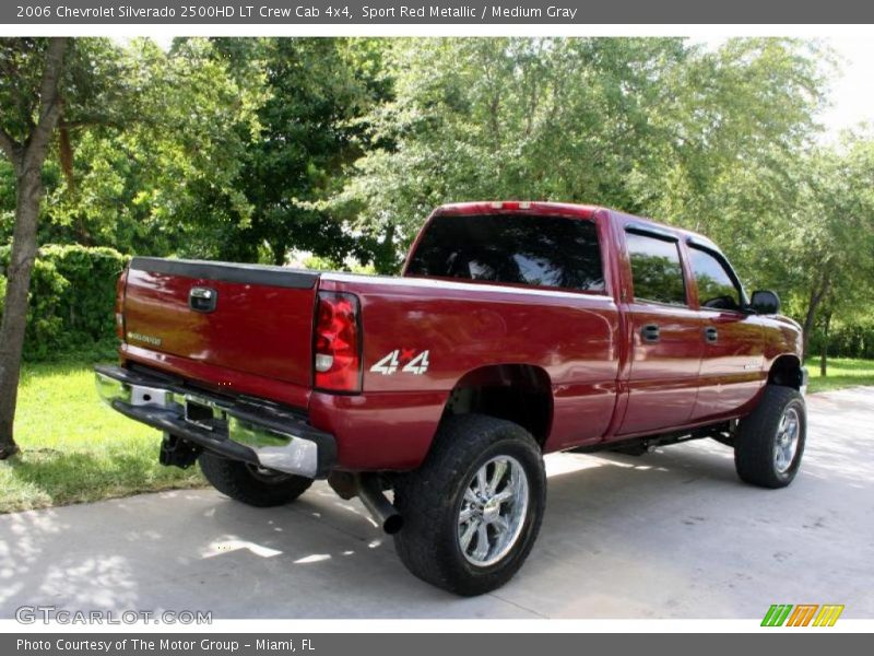 Sport Red Metallic / Medium Gray 2006 Chevrolet Silverado 2500HD LT Crew Cab 4x4