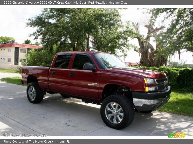 Sport Red Metallic / Medium Gray 2006 Chevrolet Silverado 2500HD LT Crew Cab 4x4
