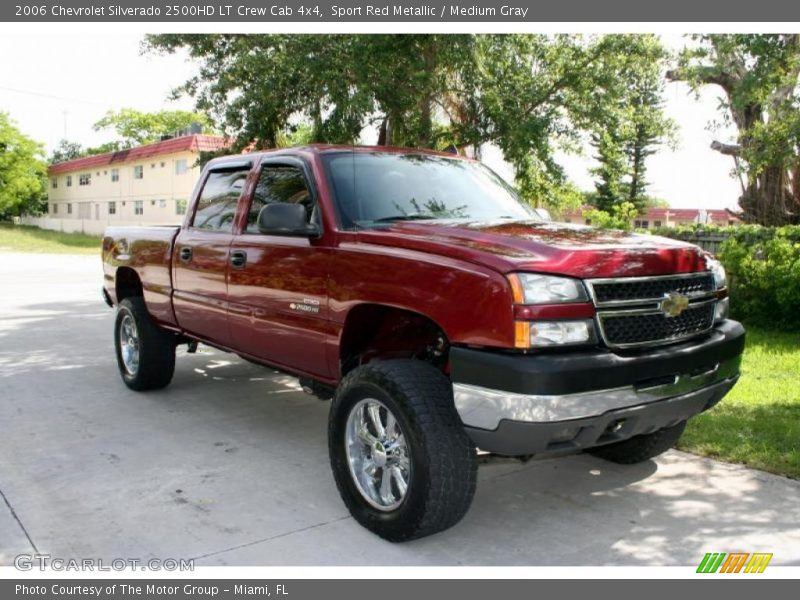 Sport Red Metallic / Medium Gray 2006 Chevrolet Silverado 2500HD LT Crew Cab 4x4