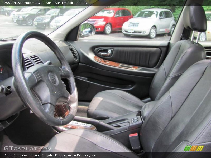 Sunlit Sand Metallic / Black 2000 Nissan Maxima GLE