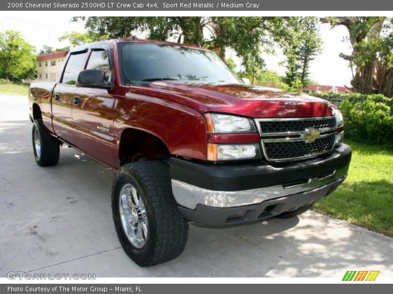 Sport Red Metallic / Medium Gray 2006 Chevrolet Silverado 2500HD LT Crew Cab 4x4