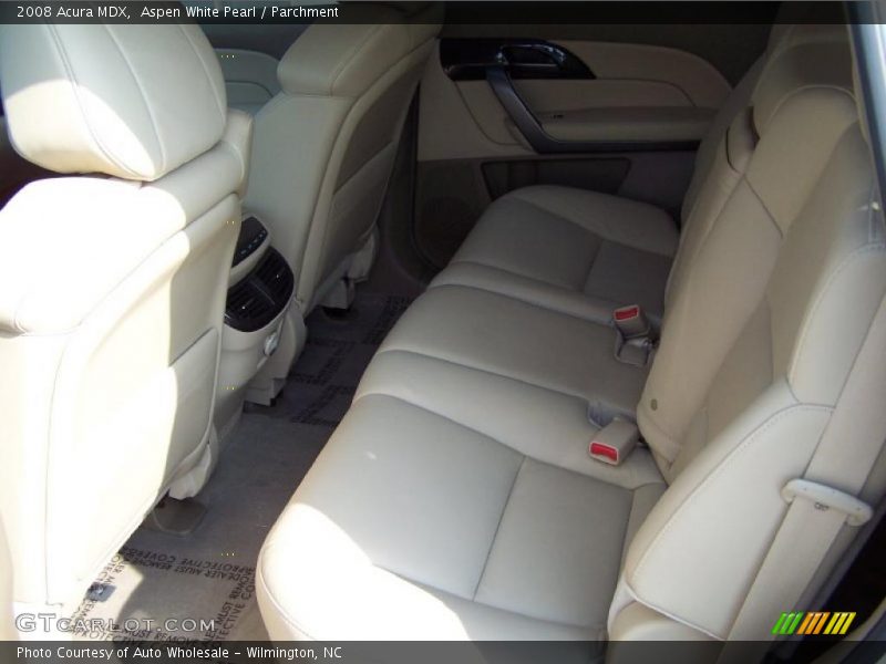 Aspen White Pearl / Parchment 2008 Acura MDX