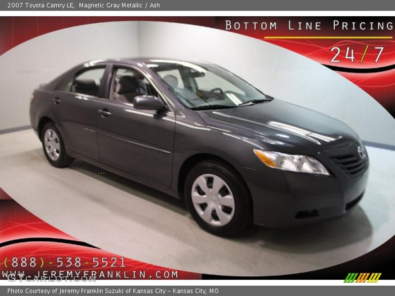 Magnetic Gray Metallic / Ash 2007 Toyota Camry LE