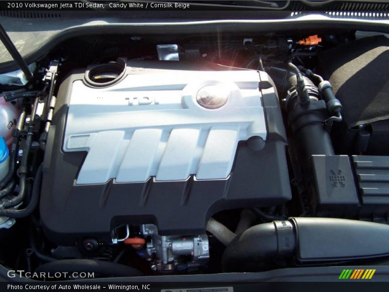 Candy White / Cornsilk Beige 2010 Volkswagen Jetta TDI Sedan