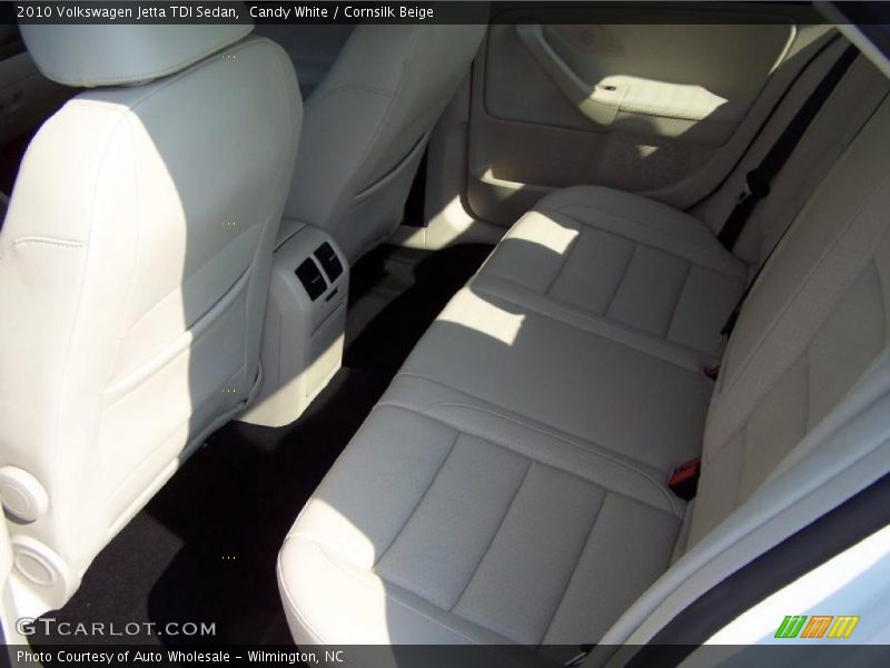 Candy White / Cornsilk Beige 2010 Volkswagen Jetta TDI Sedan