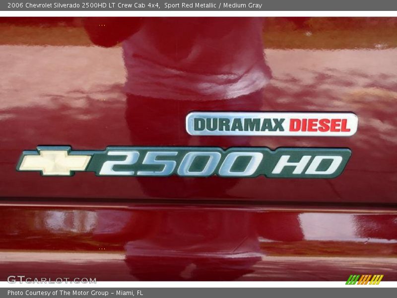Sport Red Metallic / Medium Gray 2006 Chevrolet Silverado 2500HD LT Crew Cab 4x4