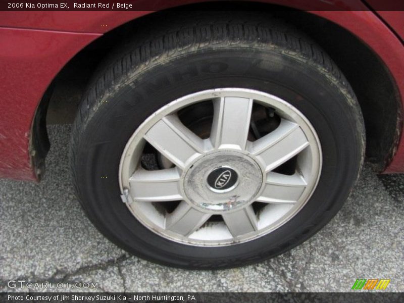 Radiant Red / Beige 2006 Kia Optima EX