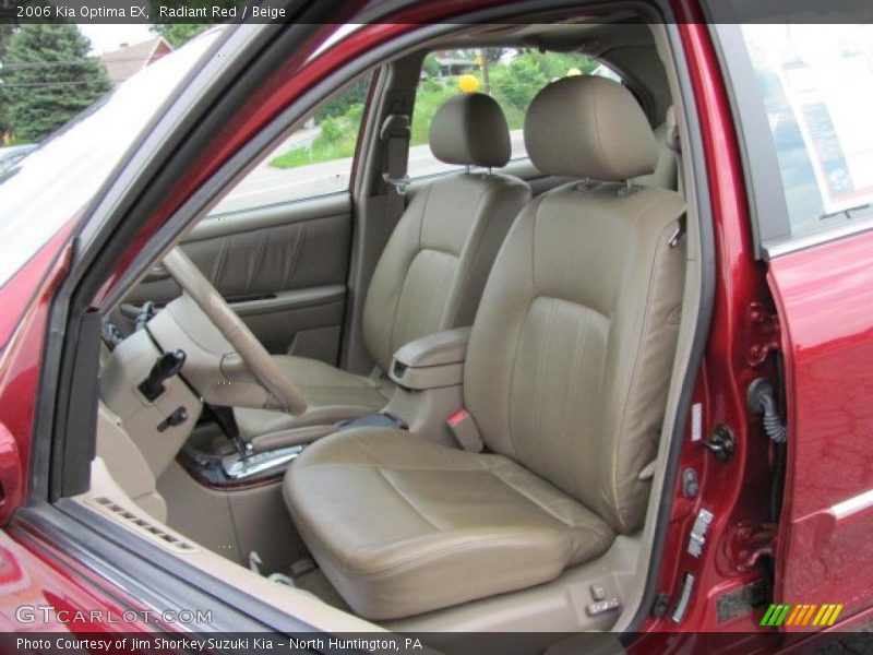 Radiant Red / Beige 2006 Kia Optima EX