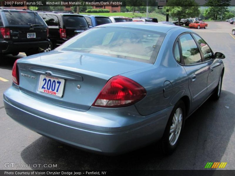 Windveil Blue Metallic / Medium/Dark Pebble 2007 Ford Taurus SEL