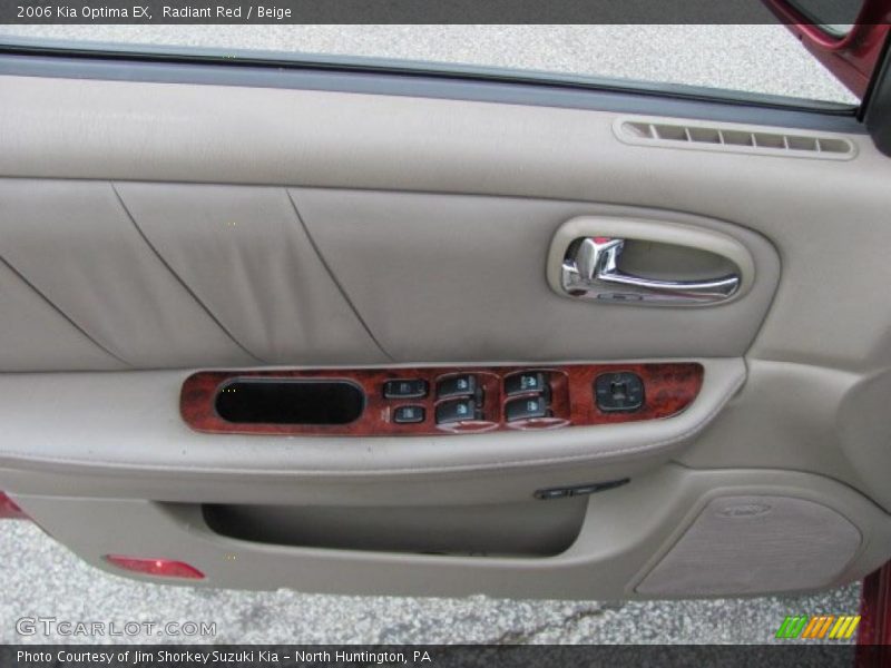 Radiant Red / Beige 2006 Kia Optima EX