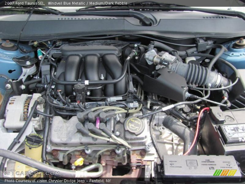 Windveil Blue Metallic / Medium/Dark Pebble 2007 Ford Taurus SEL