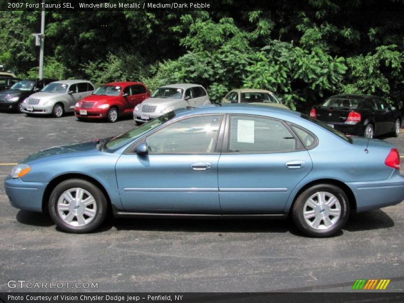 Windveil Blue Metallic / Medium/Dark Pebble 2007 Ford Taurus SEL