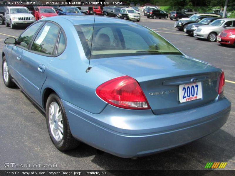 Windveil Blue Metallic / Medium/Dark Pebble 2007 Ford Taurus SEL