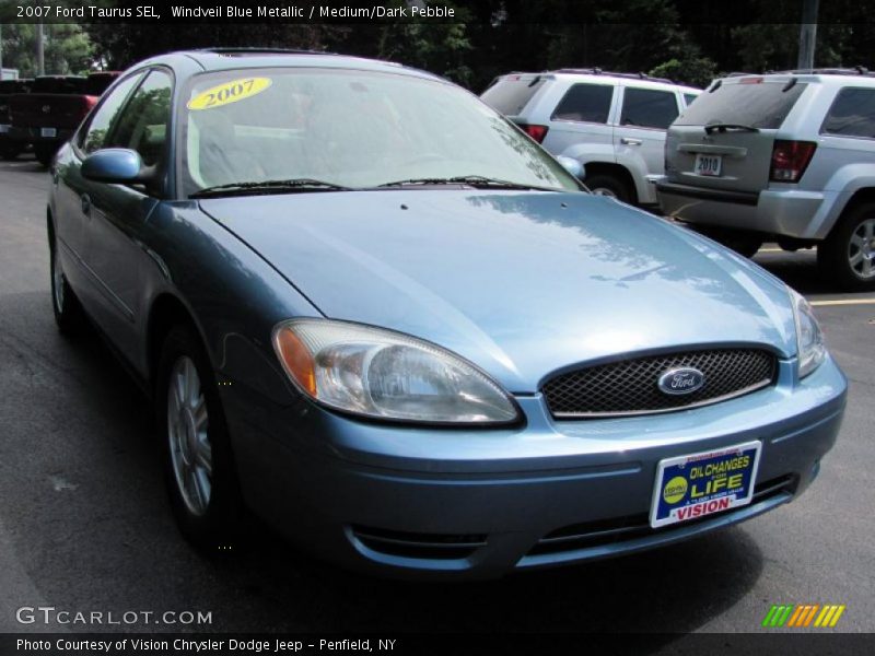 Windveil Blue Metallic / Medium/Dark Pebble 2007 Ford Taurus SEL