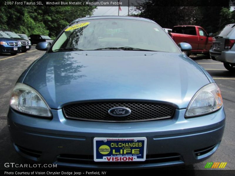 Windveil Blue Metallic / Medium/Dark Pebble 2007 Ford Taurus SEL