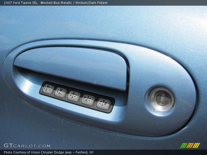 Windveil Blue Metallic / Medium/Dark Pebble 2007 Ford Taurus SEL