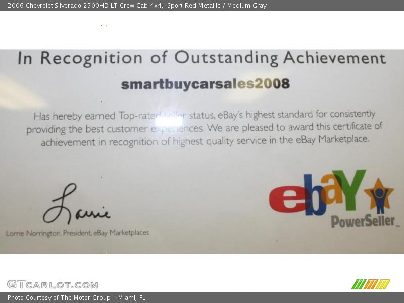 Sport Red Metallic / Medium Gray 2006 Chevrolet Silverado 2500HD LT Crew Cab 4x4