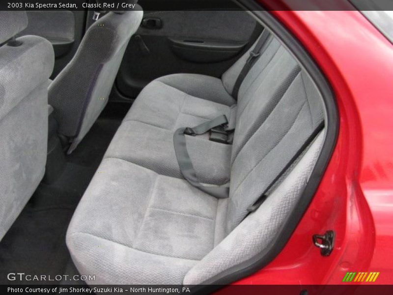 Classic Red / Grey 2003 Kia Spectra Sedan
