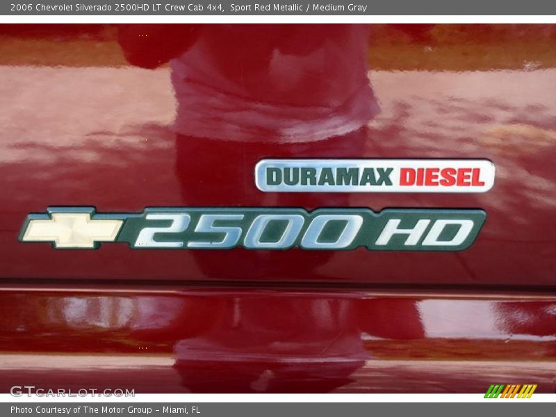 Sport Red Metallic / Medium Gray 2006 Chevrolet Silverado 2500HD LT Crew Cab 4x4