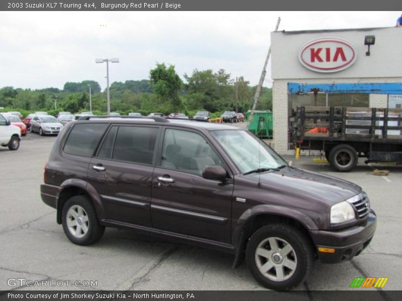 Burgundy Red Pearl / Beige 2003 Suzuki XL7 Touring 4x4
