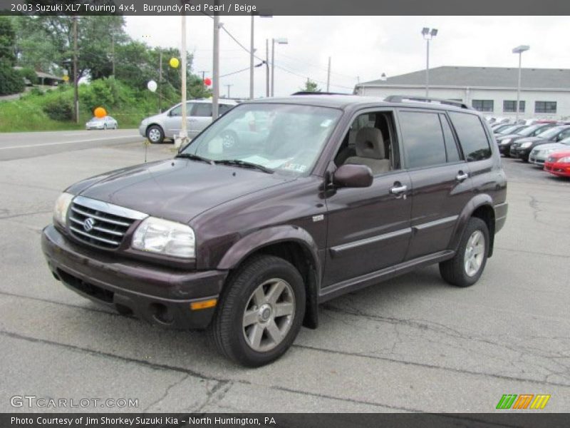 Burgundy Red Pearl / Beige 2003 Suzuki XL7 Touring 4x4