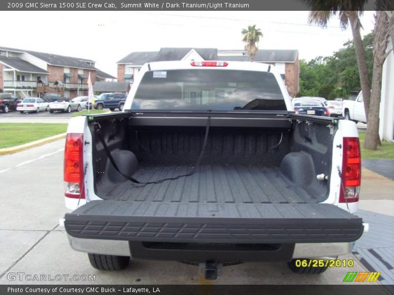 Summit White / Dark Titanium/Light Titanium 2009 GMC Sierra 1500 SLE Crew Cab