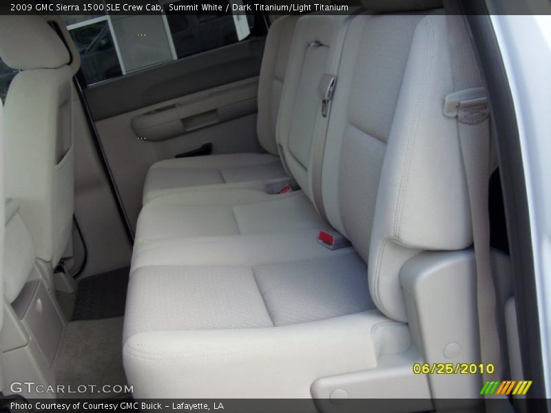 Summit White / Dark Titanium/Light Titanium 2009 GMC Sierra 1500 SLE Crew Cab
