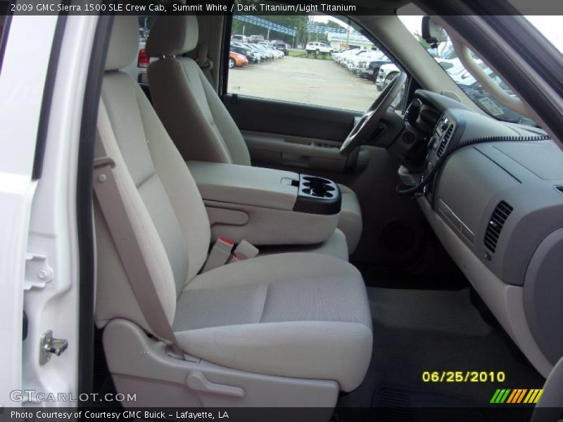 Summit White / Dark Titanium/Light Titanium 2009 GMC Sierra 1500 SLE Crew Cab