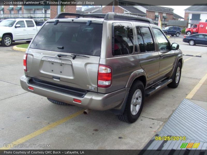 Polished Pewter Metallic / Beige 2004 Nissan Pathfinder SE