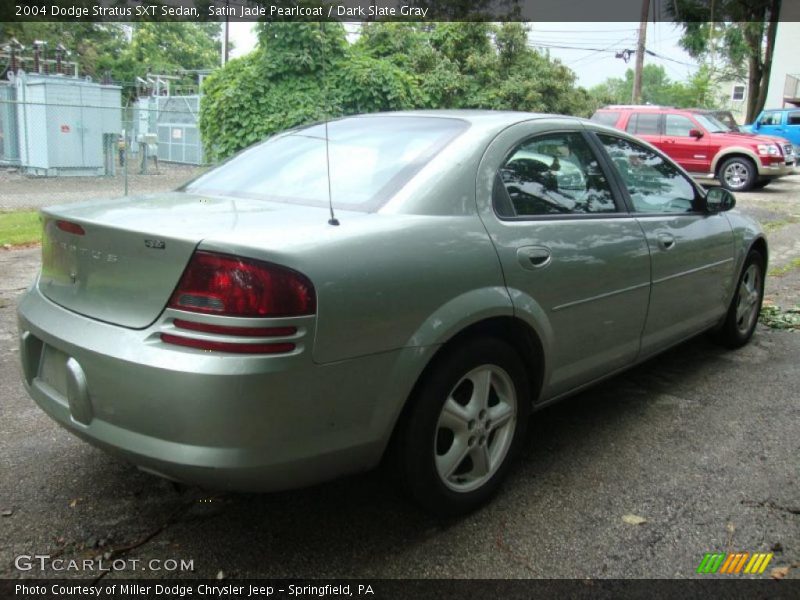 Satin Jade Pearlcoat / Dark Slate Gray 2004 Dodge Stratus SXT Sedan