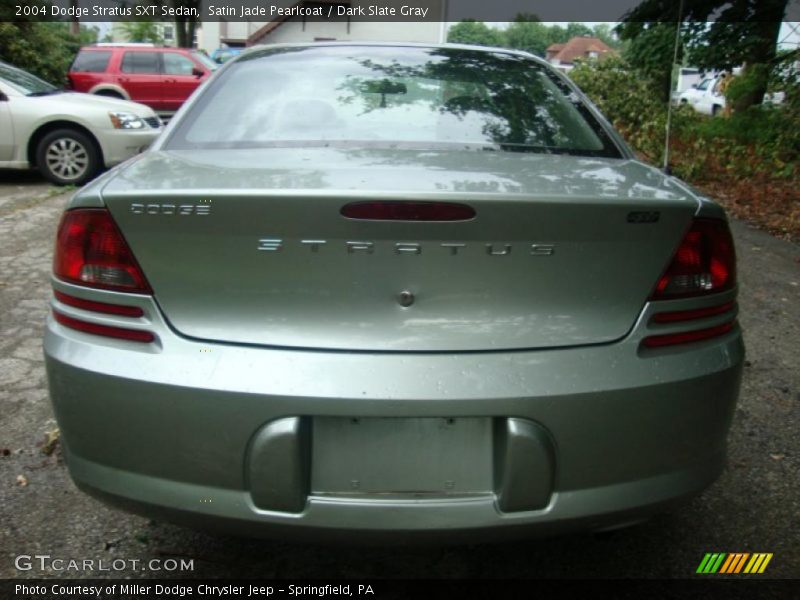Satin Jade Pearlcoat / Dark Slate Gray 2004 Dodge Stratus SXT Sedan
