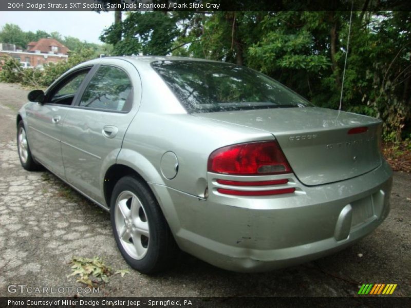 Satin Jade Pearlcoat / Dark Slate Gray 2004 Dodge Stratus SXT Sedan