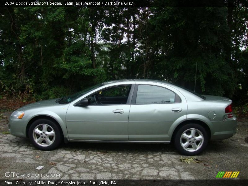 Satin Jade Pearlcoat / Dark Slate Gray 2004 Dodge Stratus SXT Sedan