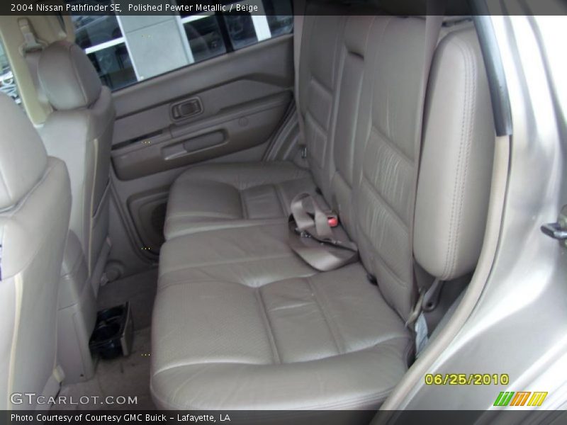 Polished Pewter Metallic / Beige 2004 Nissan Pathfinder SE