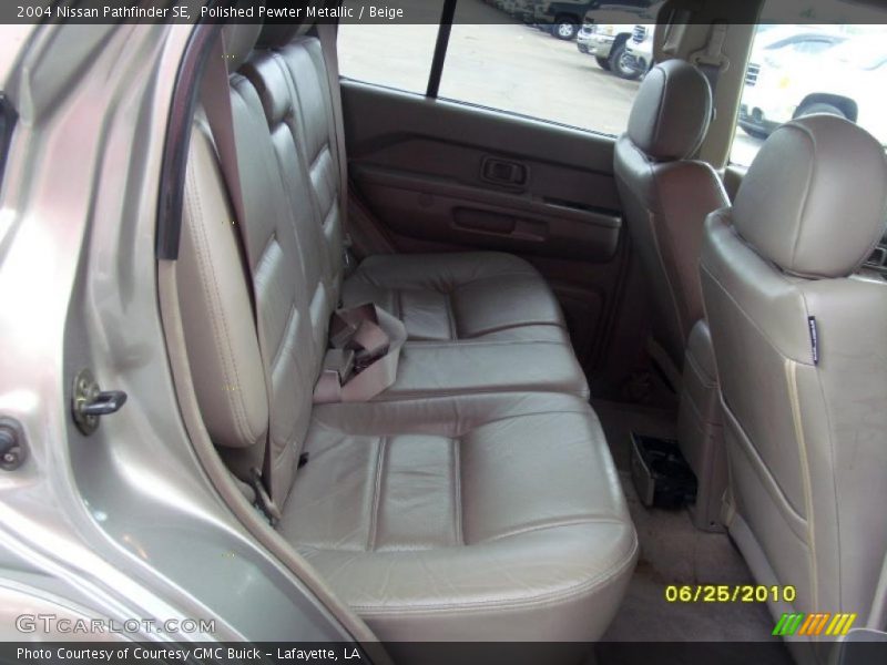 Polished Pewter Metallic / Beige 2004 Nissan Pathfinder SE