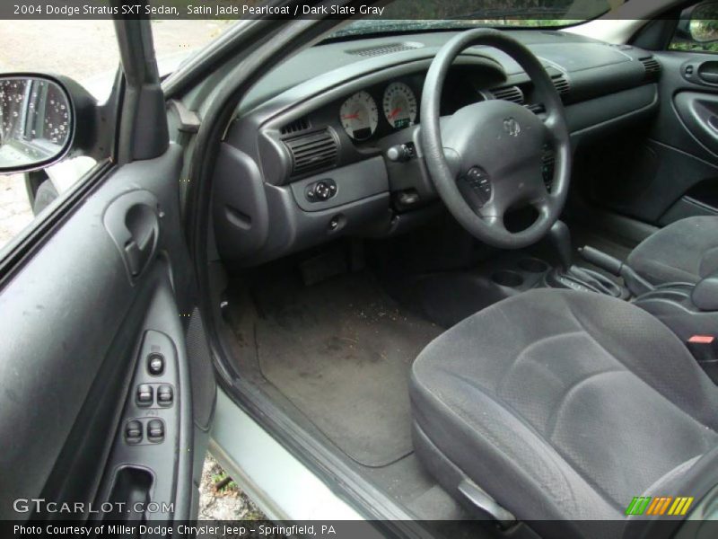 Satin Jade Pearlcoat / Dark Slate Gray 2004 Dodge Stratus SXT Sedan