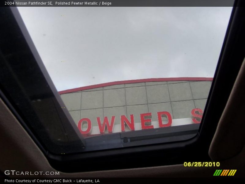 Polished Pewter Metallic / Beige 2004 Nissan Pathfinder SE