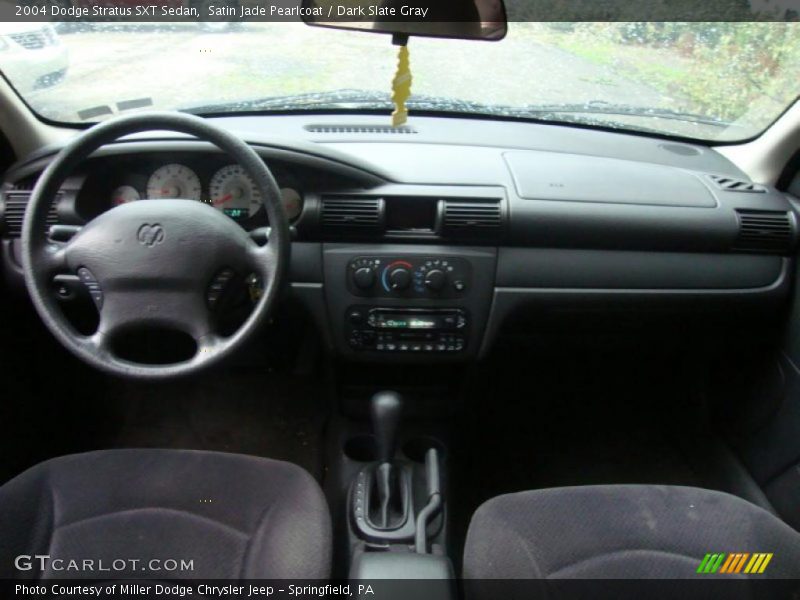 Satin Jade Pearlcoat / Dark Slate Gray 2004 Dodge Stratus SXT Sedan
