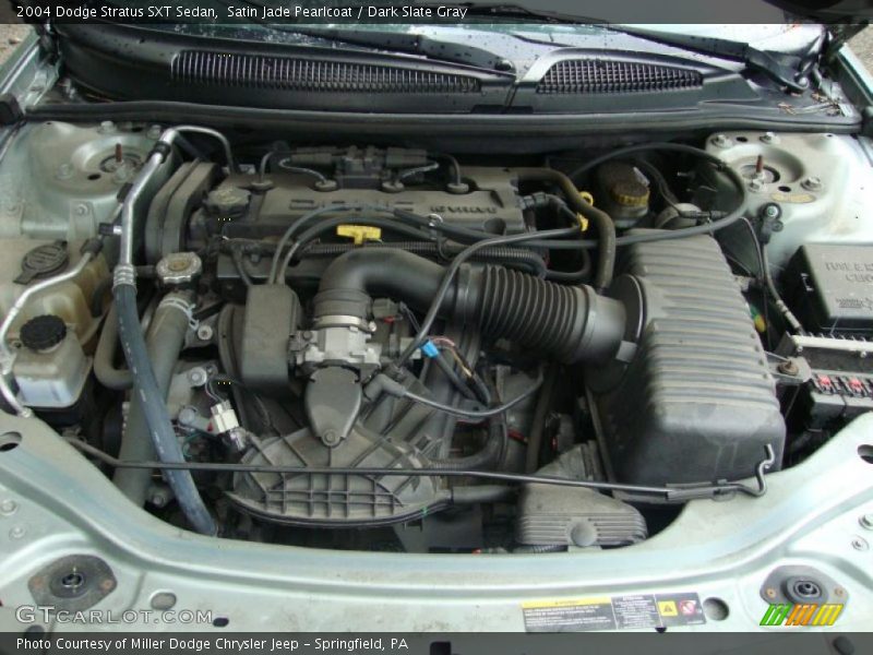 Satin Jade Pearlcoat / Dark Slate Gray 2004 Dodge Stratus SXT Sedan