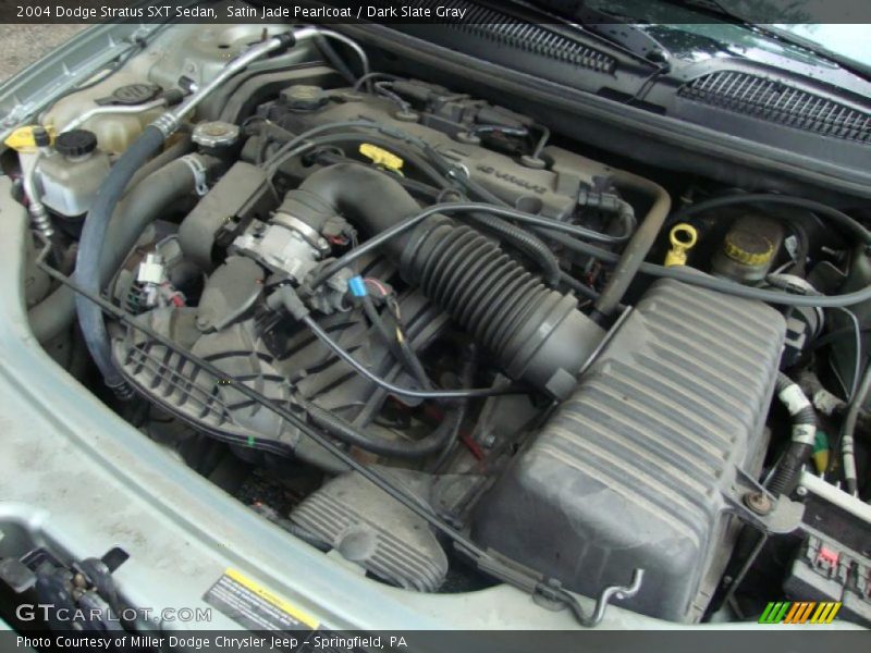 Satin Jade Pearlcoat / Dark Slate Gray 2004 Dodge Stratus SXT Sedan