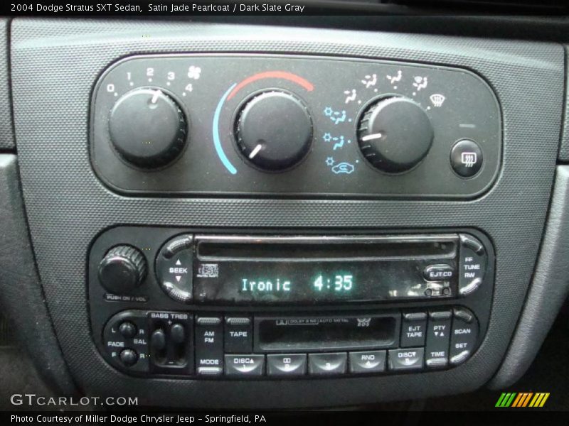 Satin Jade Pearlcoat / Dark Slate Gray 2004 Dodge Stratus SXT Sedan