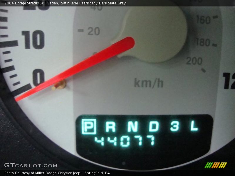 Satin Jade Pearlcoat / Dark Slate Gray 2004 Dodge Stratus SXT Sedan