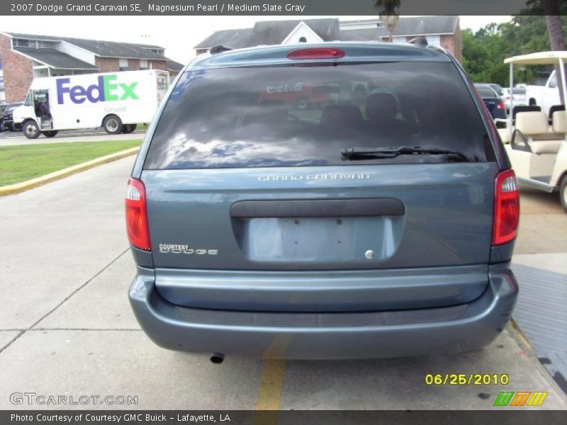 Magnesium Pearl / Medium Slate Gray 2007 Dodge Grand Caravan SE
