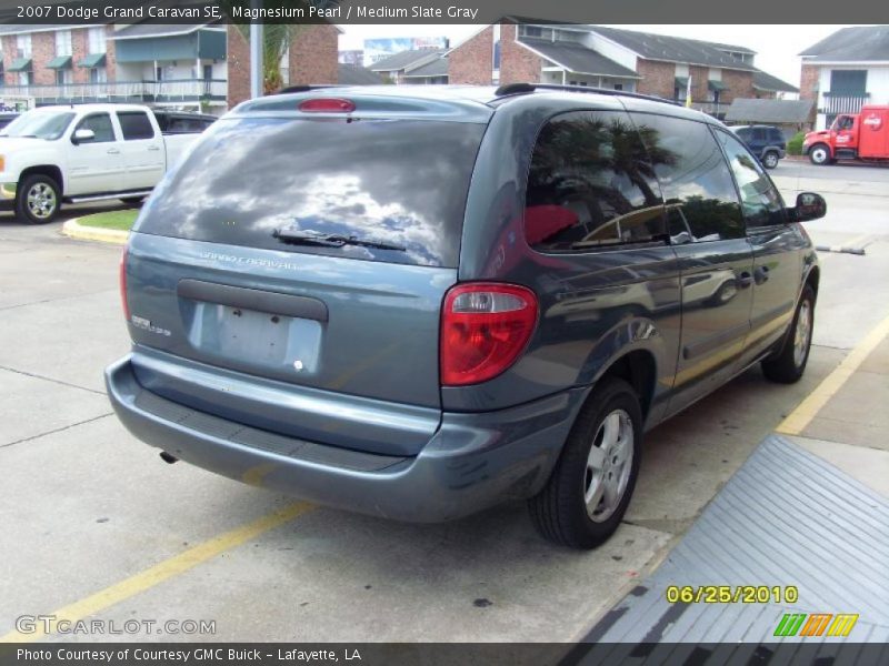 Magnesium Pearl / Medium Slate Gray 2007 Dodge Grand Caravan SE