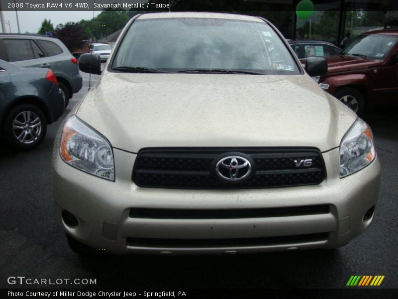 Savannah Metallic / Taupe 2008 Toyota RAV4 V6 4WD